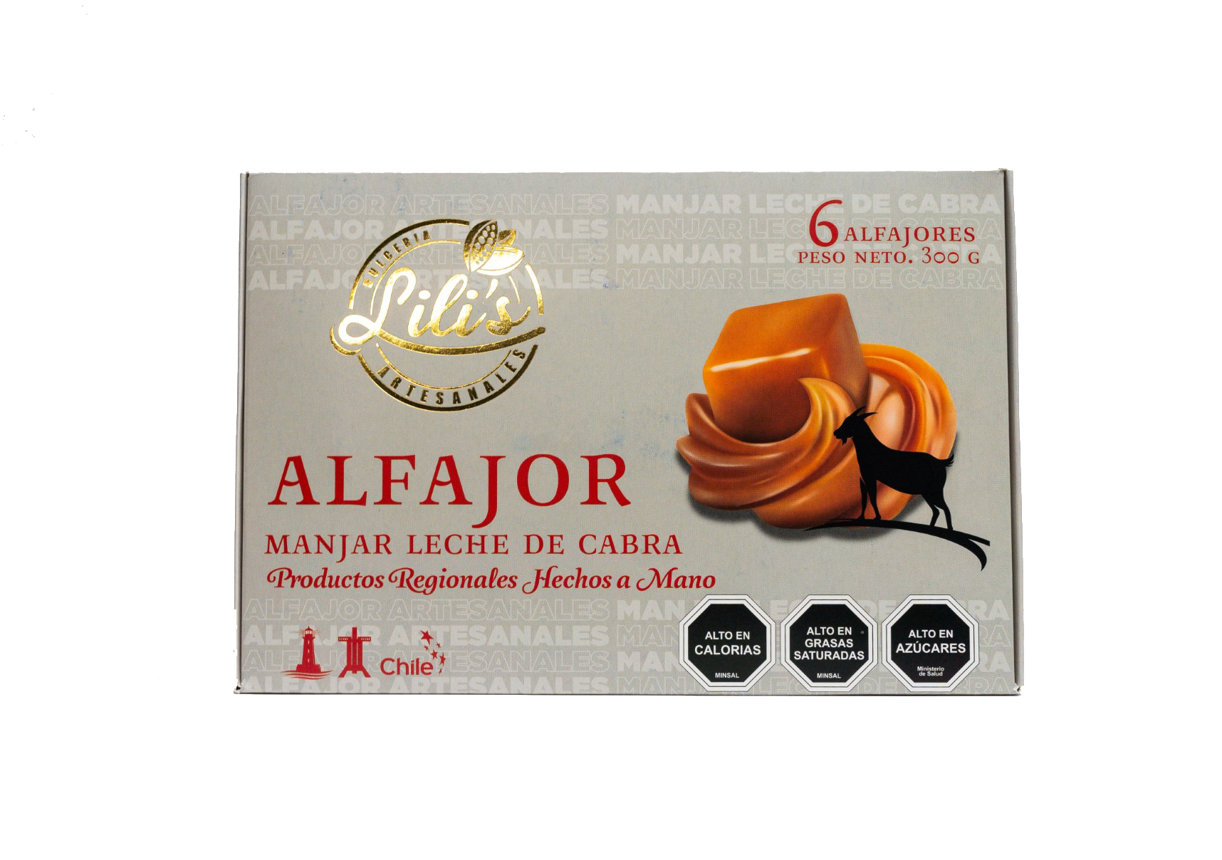 Caja de Alfajores 6un