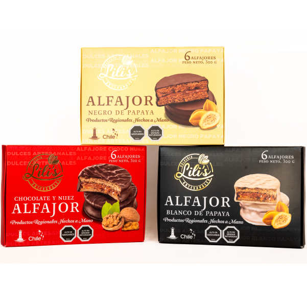 Caja de Alfajores 6un
